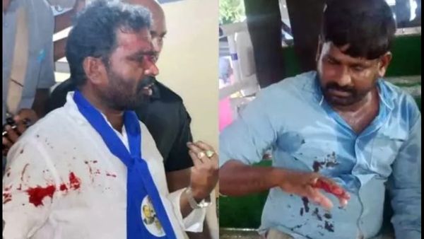 బీఎస్పీ ఎమ్మెల్యే అభ్యర్థిపై గొడ్డలితో దాడికి యత్నం: అడ్డుకున్న అనుచరుడికి తీవ్రగాయాలు (వీడియో)