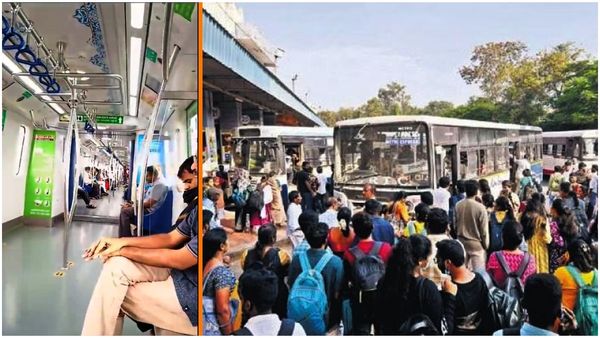 ఎన్నికల ఎఫెక్ట్ : భాగ్యనగరంలో ఖాళీగా మెట్రో రైళ్ళు; కిటకిటలాడుతున్న బస్సులు!!