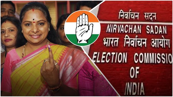 ఓటేసిన కవితపై కాంగ్రెస్ ఈసీకి ఫిర్యాదు.. వివాదంలో కేసీఆర్ తనయ!!