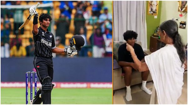 World Cup 2023: దిష్టి తీసిన నానమ్మ, జై శ్రీరాం అంటూ రచిన్ - వీడియో వైరల్..!!