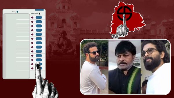 అల్లు అర్జున్, జూనియర్ ఎన్టీఆర్; చిరంజీవి ఫ్యామిలీతో సహా.. ఓటేసిన సినీ ప్రముఖులు!!