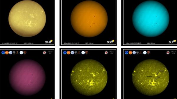 Aditya L1: `ద్వాదశ` రూపాల్లో సూర్యుడి ఫొటోలు: అతి సమీపం నుంచి..!!