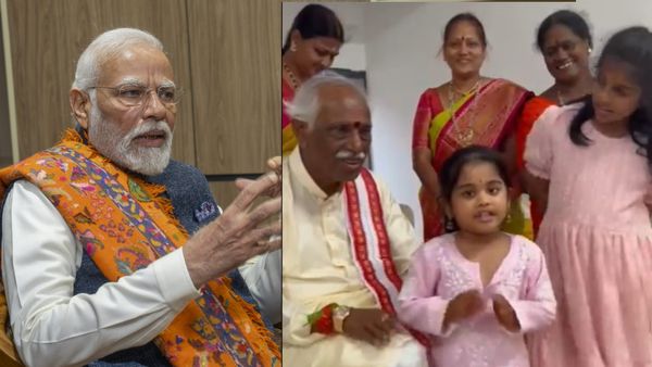 బండారు దత్తాత్రేయ మనవరాలి పాటకు ప్రధాని మోడీ ఫిదా (వీడియో)