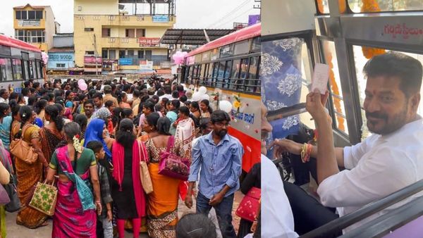 మహిళలకే ఉచితం.. ఆర్టీసీ బస్సులో టికెట్ కొన్న తెలంగాణా సీఎం రేవంత్ రెడ్డి!!