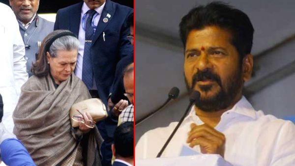 కొలువుదీరిన కాంగ్రెస్ ప్రజాప్రభుత్వం.. సోనియా గాంధీ కళ్ళలో ఆనందం!!