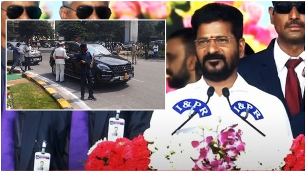 రేవంత్ ప్రమాణం ఆలస్యం ! ట్రాఫిక్ లో అతిధులు- గవర్నర్ కూ తప్పని కష్టాలు!