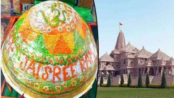 అయోధ్య రామయ్యకు హైదరాబాద్​ నుంచి భారీ లడ్డు