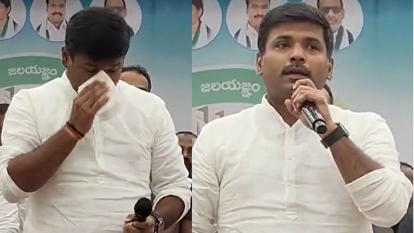 తీవ్ర భావోద్వేగానికి గురై కంటతడి పెట్టుకున్న మంత్రి గుడివాడ అమర్‌నాథ్!! (వీడియో)