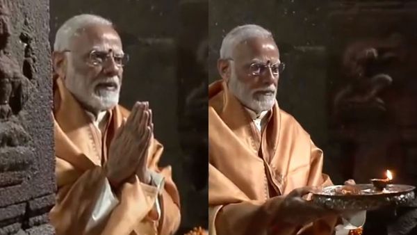 లేపాక్షి ఆలయంలో మోదీ: వీరభద్రుడికి హారతి