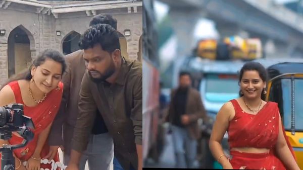 Pre-Wedding shoot: హైదరాబాద్ నడిరోడ్డులో ఆర్టీసీ బస్సులో ప్రీ-వెడ్డింగ్ షూట్, వీడియో వైరల్