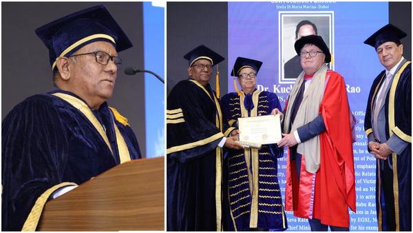 తెలుగు బిడ్డ ,రిటైర్డ్ డీజీపీ బాబూరావుకు ప్రతిష్టాత్మక ఫ్రాన్స్ యూనివర్సిటీ గౌరవ డాక్టరేట్..!