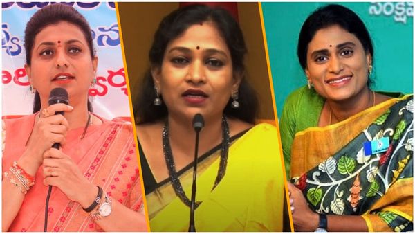 రోజాకు సవాల్ విసిరి.. షర్మిల కాళ్ళు కడిగి నెత్తిన చల్లుకోండన్న వంగలపూడి అనిత!!