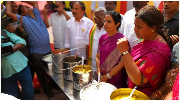 Anna Canteen: టీడీపీ రాగానే మళ్లీ అన్న క్యాంటీన్లు..మంగళగిరిలో నారా భువనేశ్వరి హామీ..!