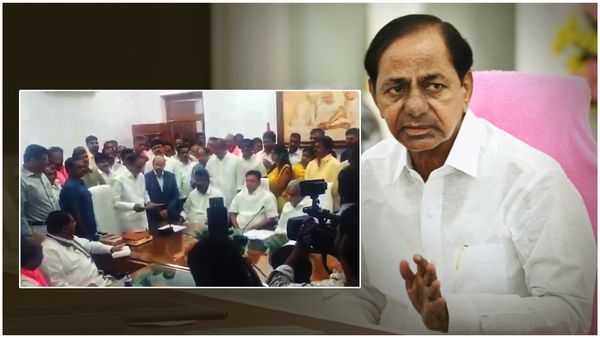 ఎమ్మెల్యేగా ప్రమాణం చేసి.. తొలిసారి ప్రతిపక్షనేతగా అసెంబ్లీలో అడుగుపెట్టిన కేసీఆర్!!