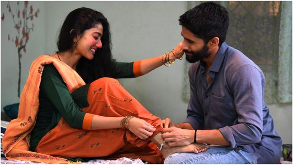 సాయిపల్లవి నవ్వుకు సిగ్గుపడిన నాగచైతన్య