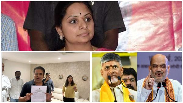 కవిత అరెస్టుపై అమిత్ షా ఏమన్నారంటే?: చంద్రబాబును లాగిన కేటీఆర్, ఈడీ ఆఫీసులో ఎమ్మెల్సీ