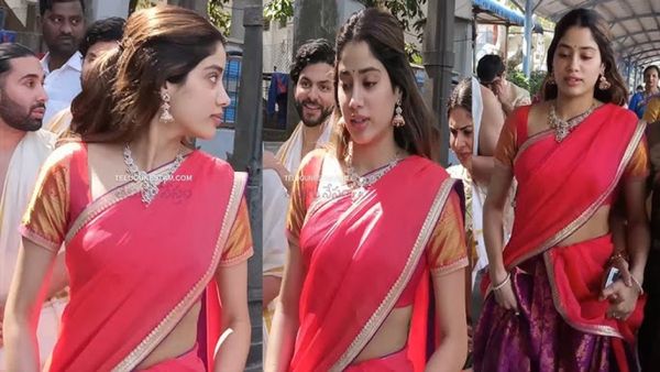 శ్రీవారి సన్నిధిలో జాన్వీ: తోడుగా శిఖర్..