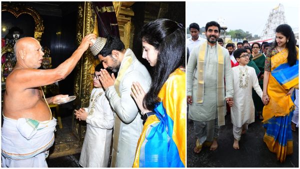 నారా దేవాన్ష్ పుట్టినరోజు: లోకేష్ కుటుంబంతో తిరుమలలో శ్రీవారిదర్శనం; భారీ విరాళం!!