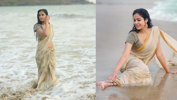 బీచ్ లో తడిసిన అందాలతో జాతర