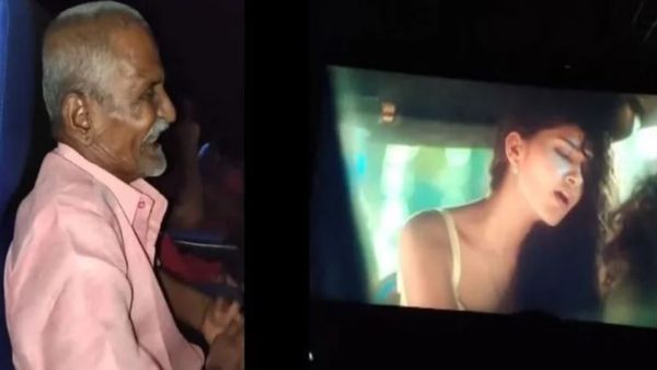 Tillu square: రొమాంటిక్ సీన్స్ ఎంజాయ్ చేసిన పెద్దాయన, వీడియో వైరల్