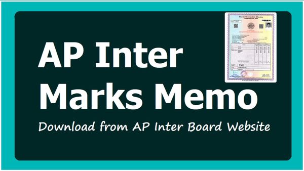 AP Inter Marks Memos: ఏపీలో ఇంటర్ మార్కు మెమోల విడుదల-ఇలా చెక్ చేసుకోండి ?