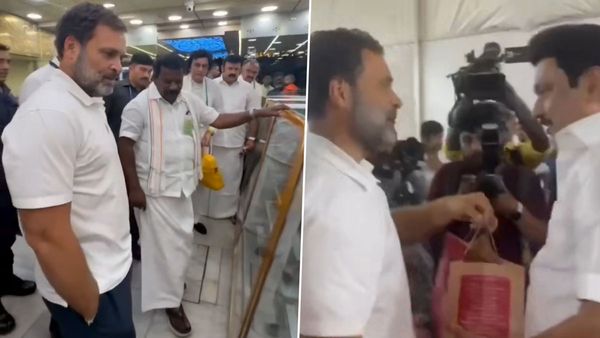 Viral Video: డివైడర్ దూకి స్వీట్ షాప్ లో స్వీట్లు కొని స్టాలిన్ కు ఇచ్చిన రాహుల్..!