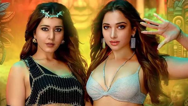 పాటలోనే ఫుల్ మీల్స్ పెట్టిన తమన్నా, రాశిఖన్నా!