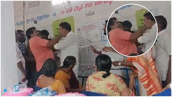 Tenali: వైసీపీ అభ్యర్ధి చెంప చెళ్లుమనిపించిన ఓటర్-పోలింగ్ బూత్ లో ఉద్రిక్తత..!