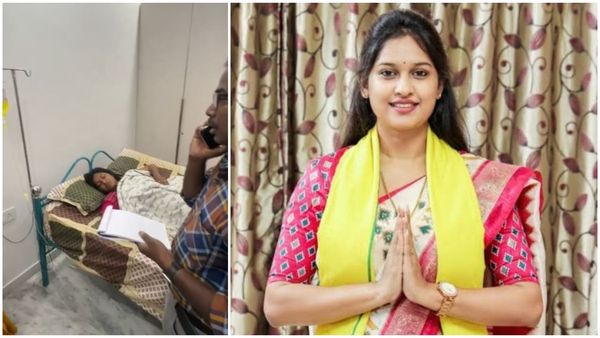 వీడియో: బండారు శ్రావణికి తీవ్ర అనారోగ్యం: సెలైన్ బాటిల్