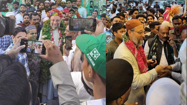 Fact Check:ఓవైసీ హిందూ ఆలయాన్ని సందర్శించారా..వాస్తవం ఏంటి..?