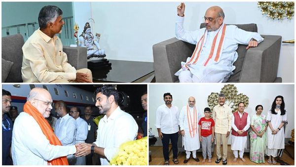 చంద్రబాబుతో అమిత్ షా, జేపీ నడ్డా భేటీ