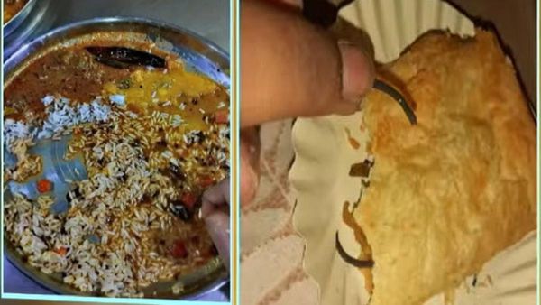 మరో వివాదంలో మల్లారెడ్డి: యూనివర్సిటీలో భోజనంలో పురుగులు, విద్యార్థుల నిరసన