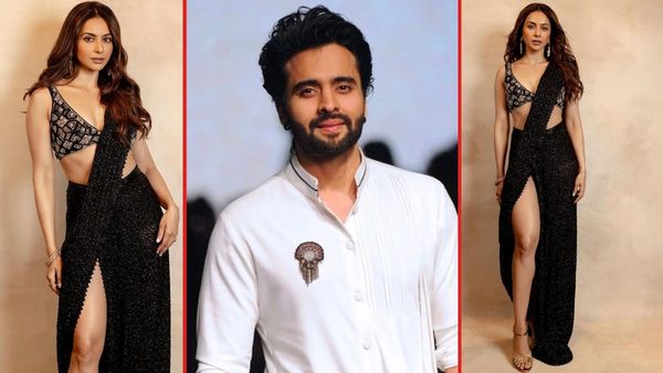 రకుల్ ప్రీత్ సింగ్ థైస్ షో.. భర్త షాకింగ్ రియాక్షన్