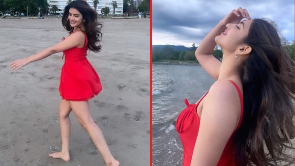 శ్రీలీల థైస్ షో..బీచ్‌లో రెచ్చిపోతూ ఫోజులు