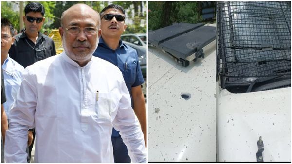 Manipur: మణిపూర్ సీఎం కాన్వాయ్ పై దాడి..!