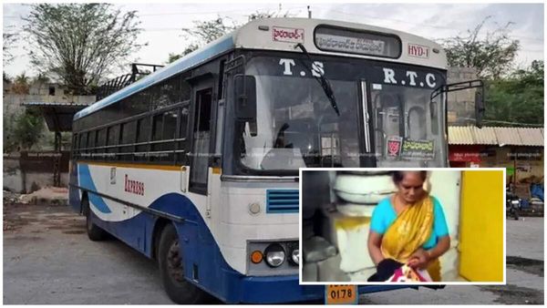 ఆర్టీసీ బస్సుపై దాడి, కండక్టర్‌పై పాము విసిరేసిన మహిళ