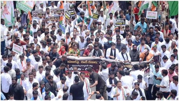 రోడ్డెక్కిన తెలంగాణా ప్రభుత్వం.. ఈడీ ఆఫీస్ ముందు ధర్నా!