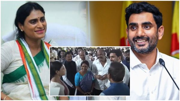 గవర్నర్ ఎట్ హోంకు జగన్ మినహా అంతా హాజరు-షర్మిల, లోకేష్ పలకరింపులు..!