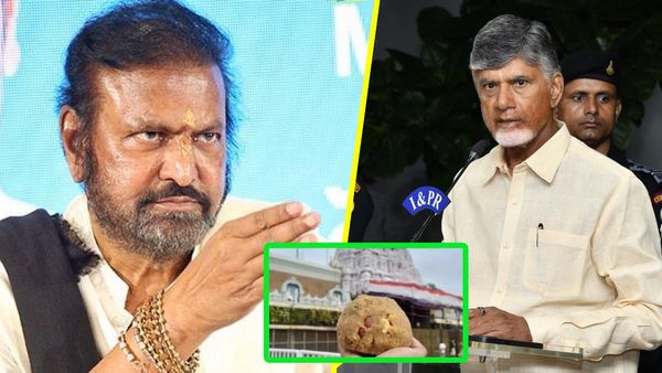 తల్లడిల్లిపోయా: తిరుమల లడ్డూ కల్తీపై మోహన్ బాబు, చంద్రబాబుకు సూచన