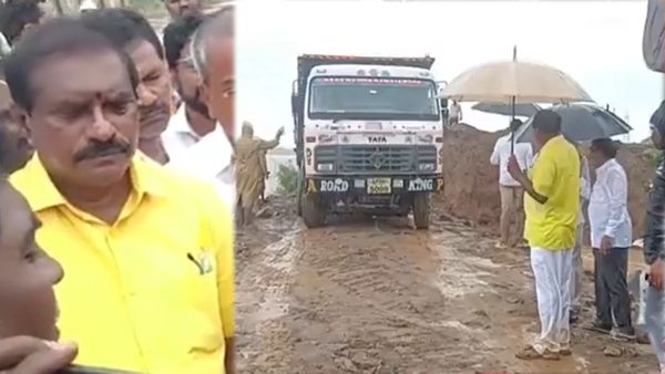 బడమేరు గట్లు ఎత్తు పెంచేశారు, గండ్లు పనులు పూర్తి, నిమ్మలకు అభినందనలు 