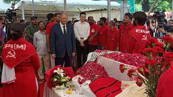 సీతారాం ఏచూరికి చైనా లాల్ సలామ్