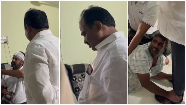 జనసేన నాయకులతో కాళ్లు పట్టించుకున్న టీడీపీ నేత -బందరులో కలకలం..!
