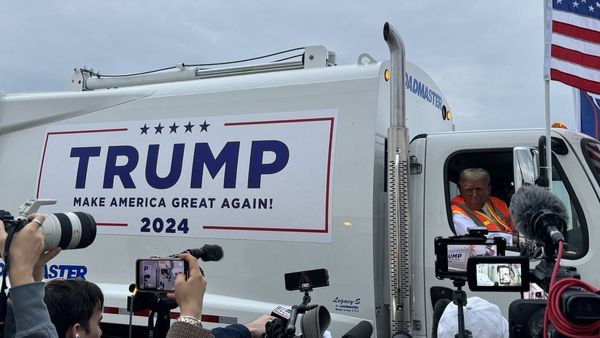  Donald trump: చెత్త ట్రక్కులో ప్రయాణించిన ట్రంప్-కమలా హ్యారిస్ కోసమేనంటూ..!