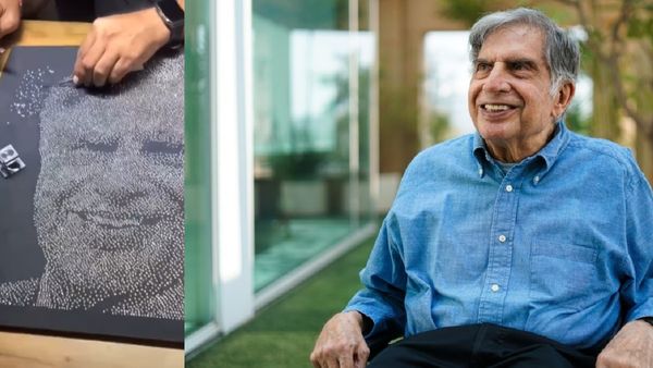 Ratan Tata: 11 వేల వజ్రాలతో రతన్ టాటా పోర్ట్రెయిట్.. ఇదే సరైన నివాళి..