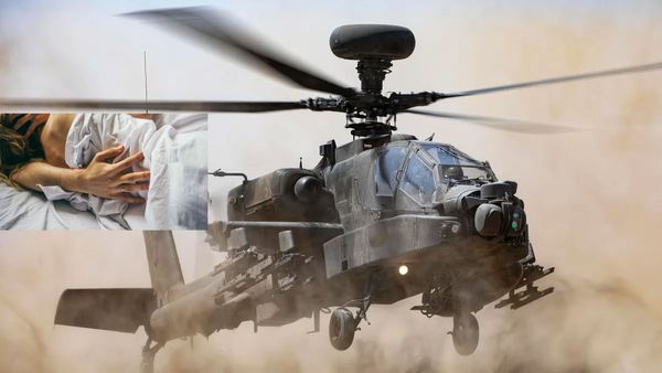 Romance in helicopter: హెలీకాఫ్టర్‌లో సైనికుల శృంగార కేళి.. మద్యం మత్తులో బట్టలు లేకుండా..