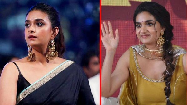  దర్శకుడి భూజంపై వాలిపోయిన కీర్తి సురేష్..పైగా కిస్ కూడా 