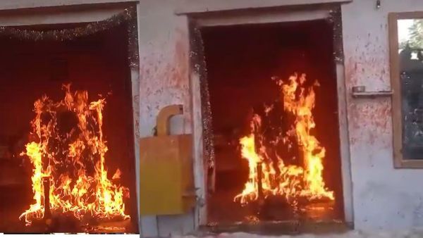 తెలంగాణలో భగభగమంటూ మండిన హనుమంతుడి విగ్రహం: గర్భగుడిలో- ఊరికి అరిష్టం