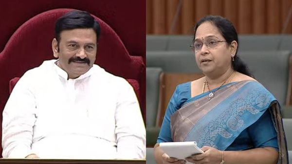 రఘురామ పంచెకట్టు-జనసేన ఎమ్మెల్యే చీర-అసెంబ్లీలో ఆసక్తికర చర్చ..!