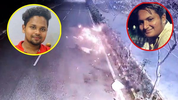 హైదరాబాద్‌లో అతివేగంతో బైక్.. ఇద్దరు సాఫ్ట్‌వేర్ ఉద్యోగులు మృతి (వీడియో)