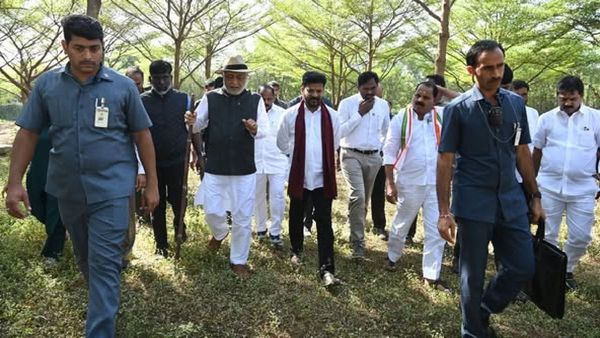 కన్హా శాంతివనాన్ని సందర్శించిన సీఎం రేవంత్ రెడ్డి